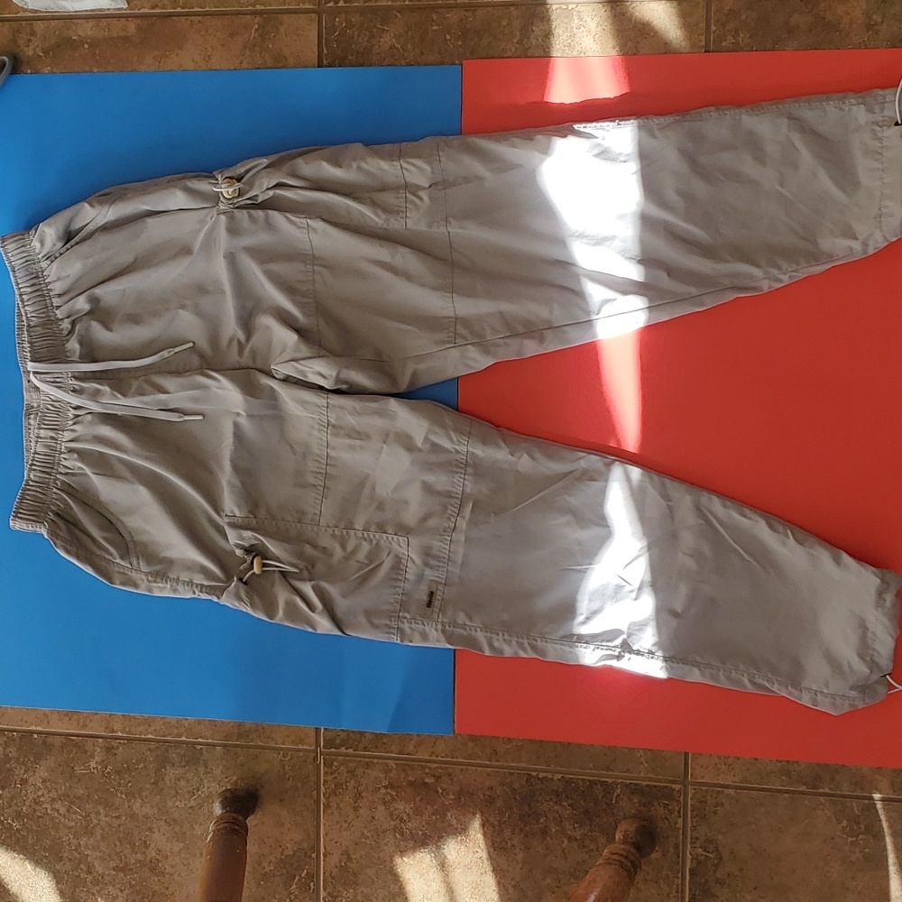 Drawstring Track Pants - Grey